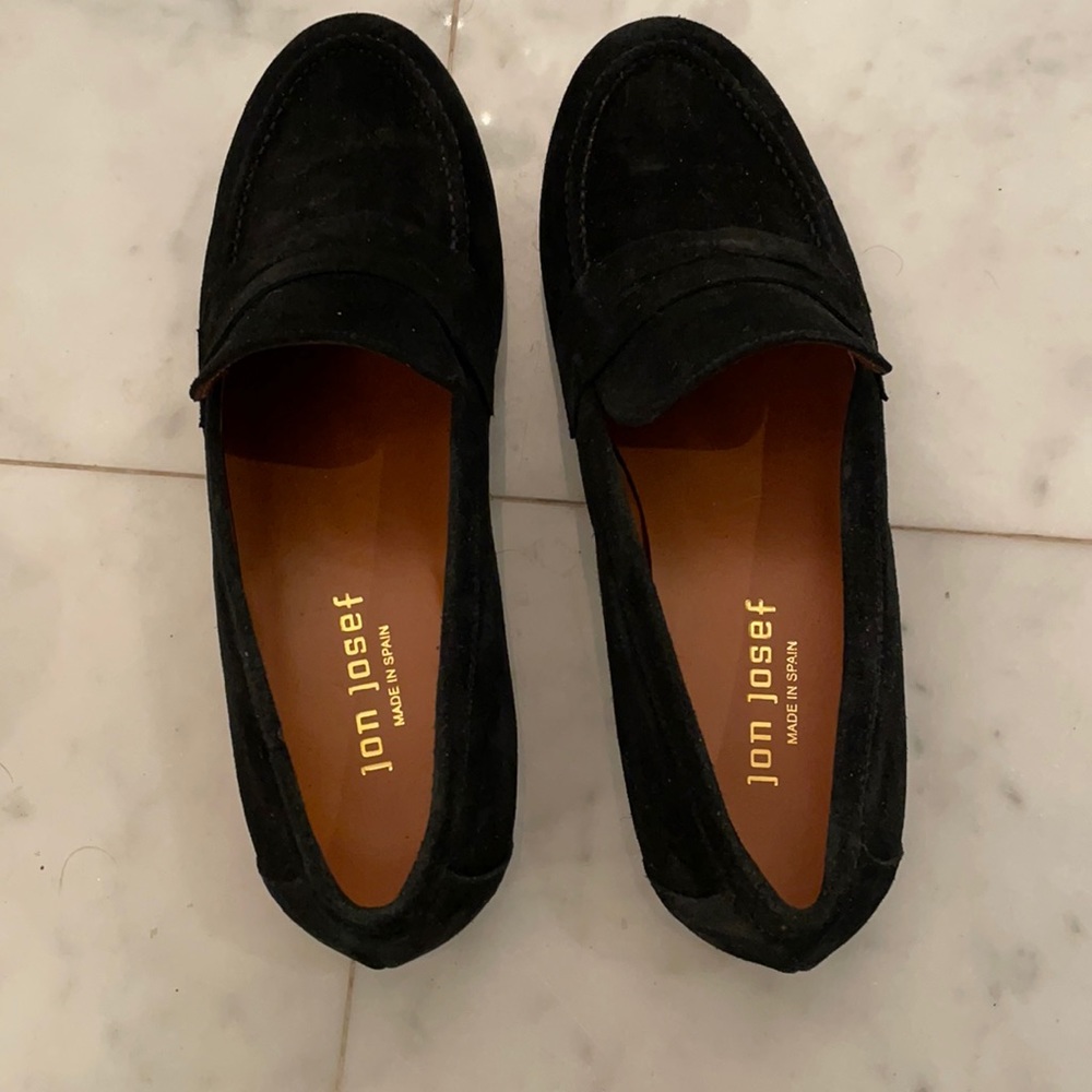 Black Suede Loafers